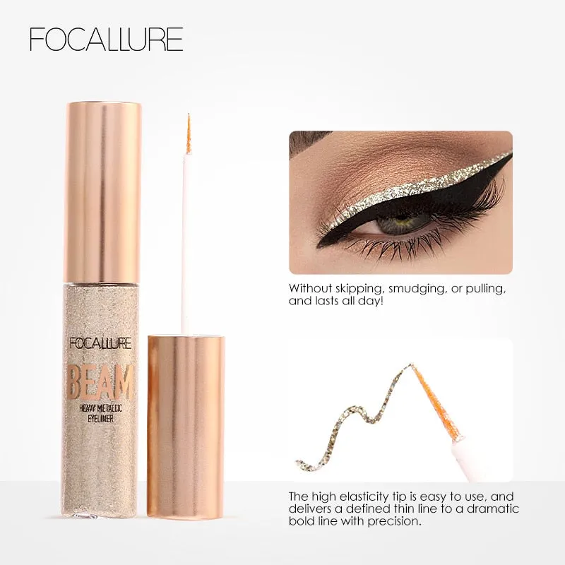 Glitter Liquid Makeup, Colored Sparkles Professional High-Quality Waterproof Eyeliner