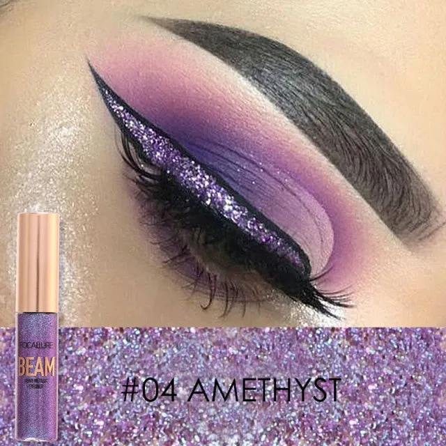 Glitter Liquid Makeup, Colored Sparkles Professional High-Quality Waterproof Eyeliner