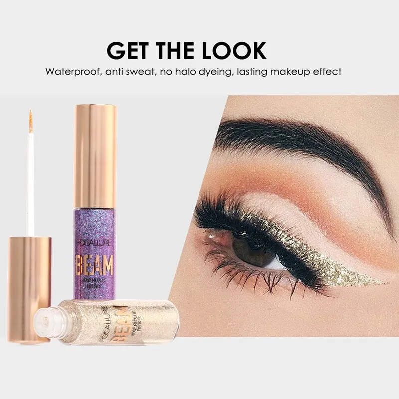 Glitter Liquid Makeup, Colored Sparkles Professional High-Quality Waterproof Eyeliner