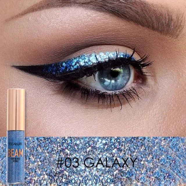 Glitter Liquid Makeup, Colored Sparkles Professional High-Quality Waterproof Eyeliner
