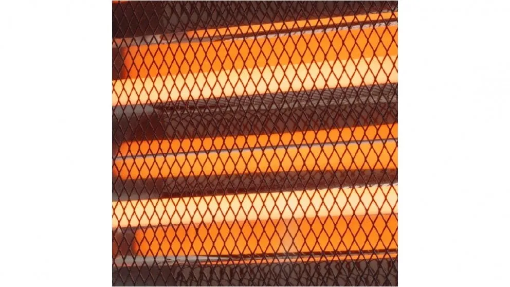 Goldair 800W 2-Bar Radiant Heater / Safety Tip-Over Switch