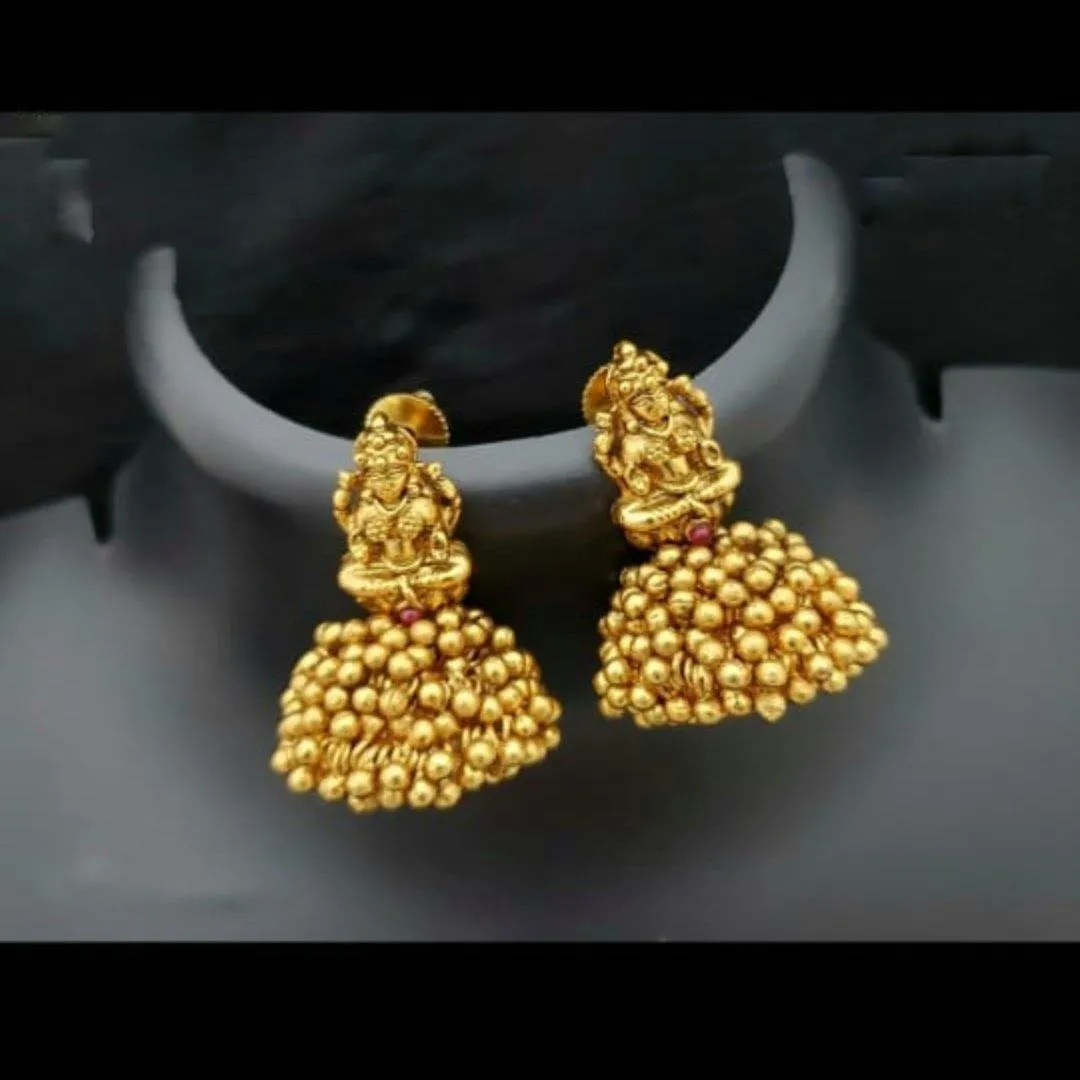 Golden Pearl Small Jhumki