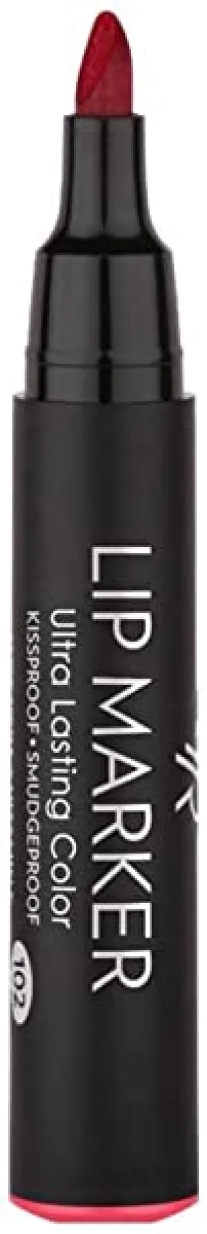 Gr Cosmetics Lip Stain, Ultra Long Lasting Lip Marker, Water Based Lip Tint Enriched With Aloe And Vitamin E (102 Mandy)