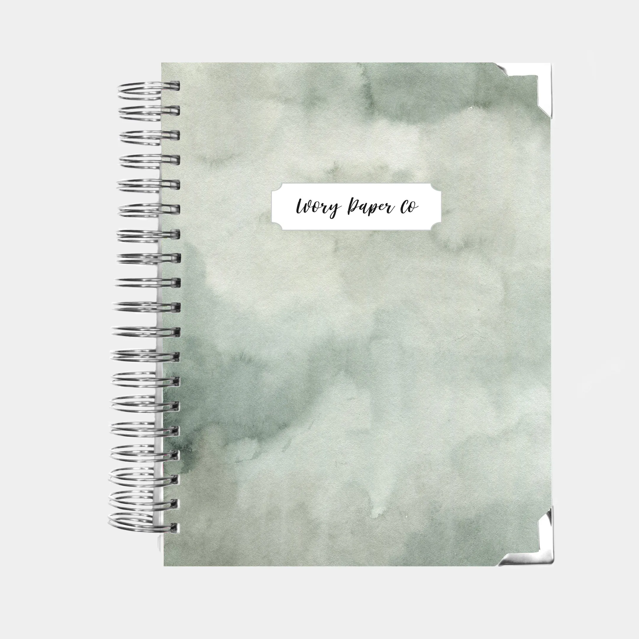 Green Watercolor | All-In-One Planner (Daily, Weekly & Monthly)