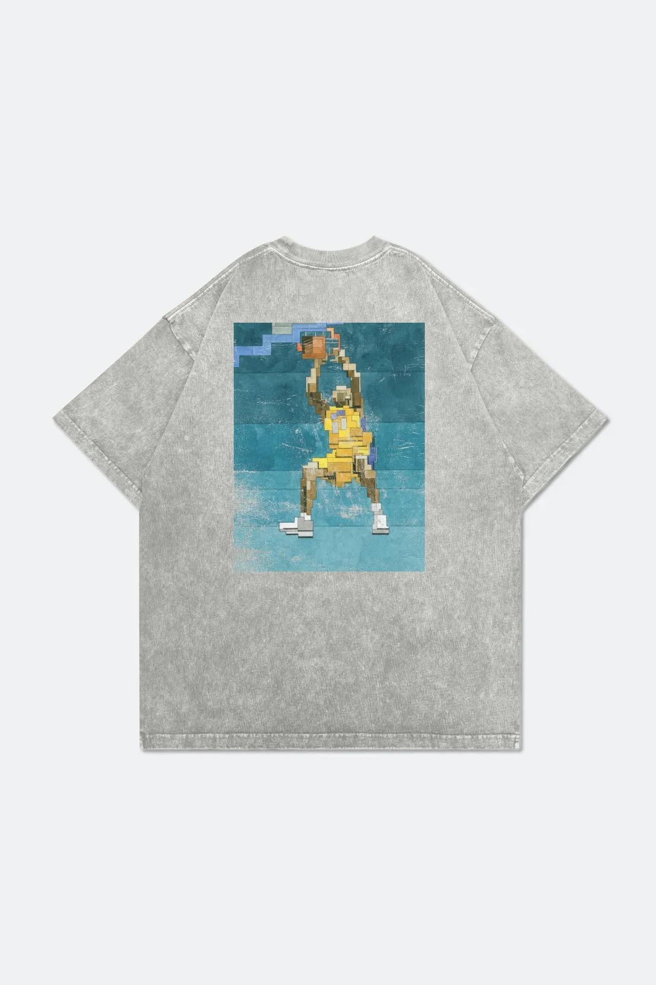 GROCERY THE BIG DIESEL WASHED TEE BY ADAM LISTER/ GREY