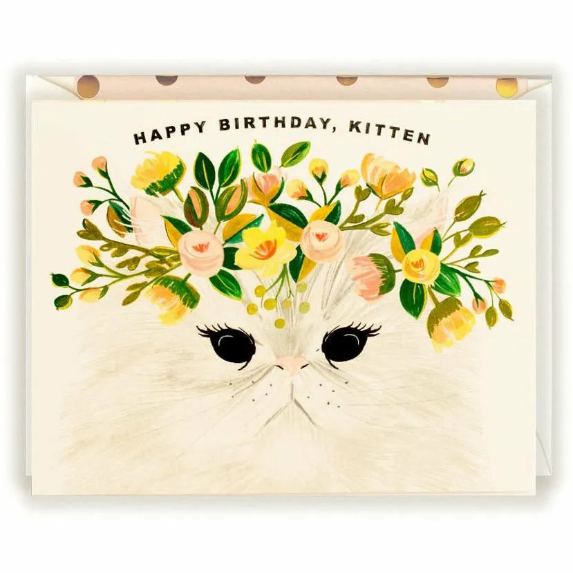 Happy Birthday, Kitten Card
