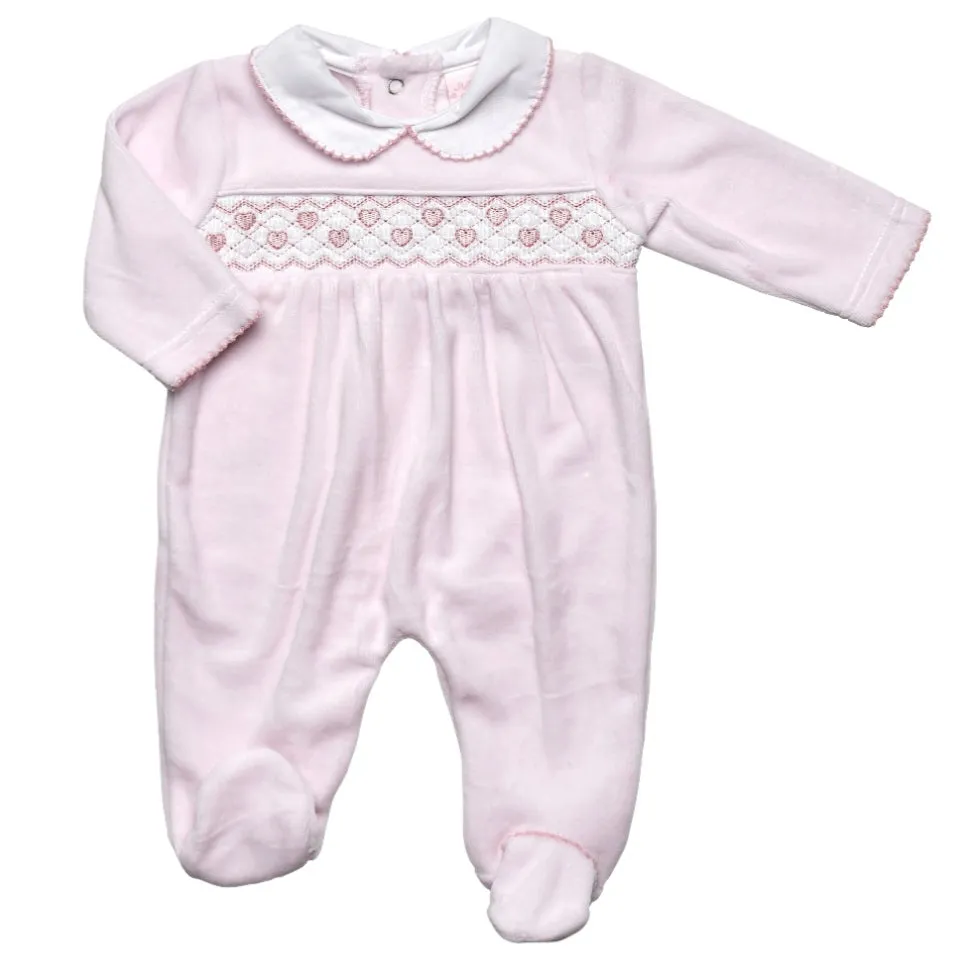 Heart Smocked All In One