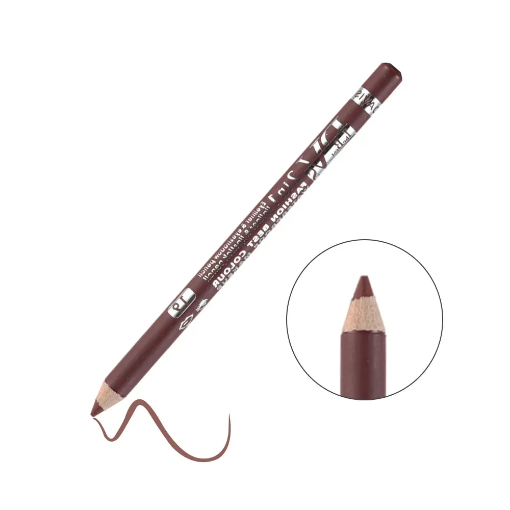 Hot Sale! Colorful Eyeliner Pencil Lip Liner Pen, Wood Professional Lady Charming, Long-Lasting, Waterproof Makeup Cosmetic Tool.