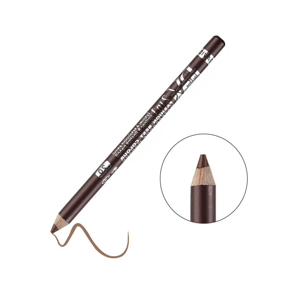Hot Sale! Colorful Eyeliner Pencil Lip Liner Pen, Wood Professional Lady Charming, Long-Lasting, Waterproof Makeup Cosmetic Tool.