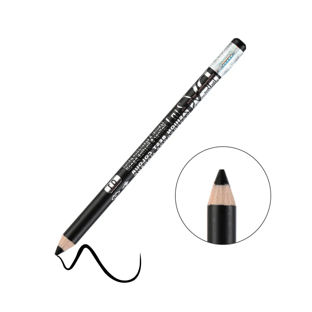 Hot Sale! Colorful Eyeliner Pencil Lip Liner Pen, Wood Professional Lady Charming, Long-Lasting, Waterproof Makeup Cosmetic Tool.