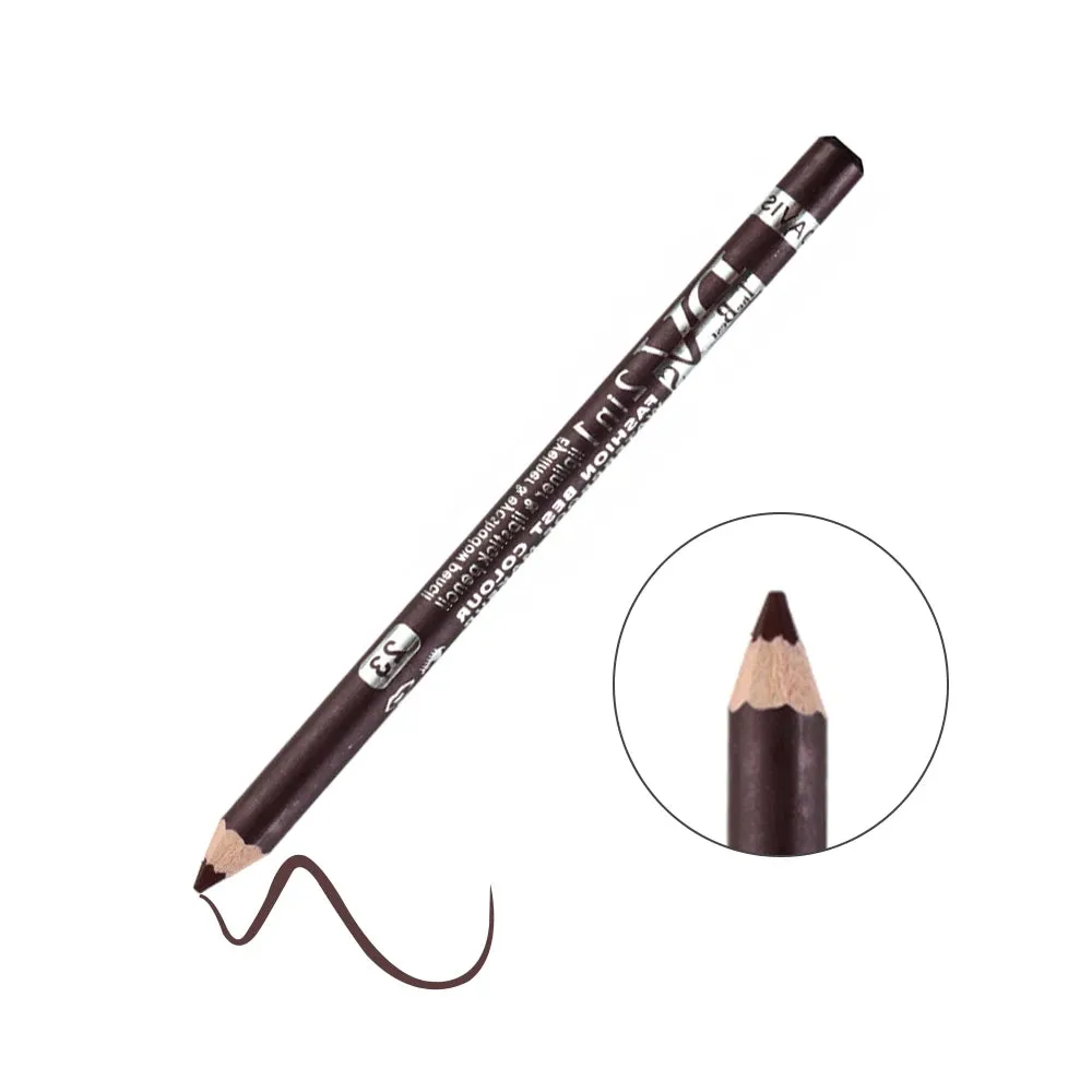 Hot Sale! Colorful Eyeliner Pencil Lip Liner Pen, Wood Professional Lady Charming, Long-Lasting, Waterproof Makeup Cosmetic Tool.
