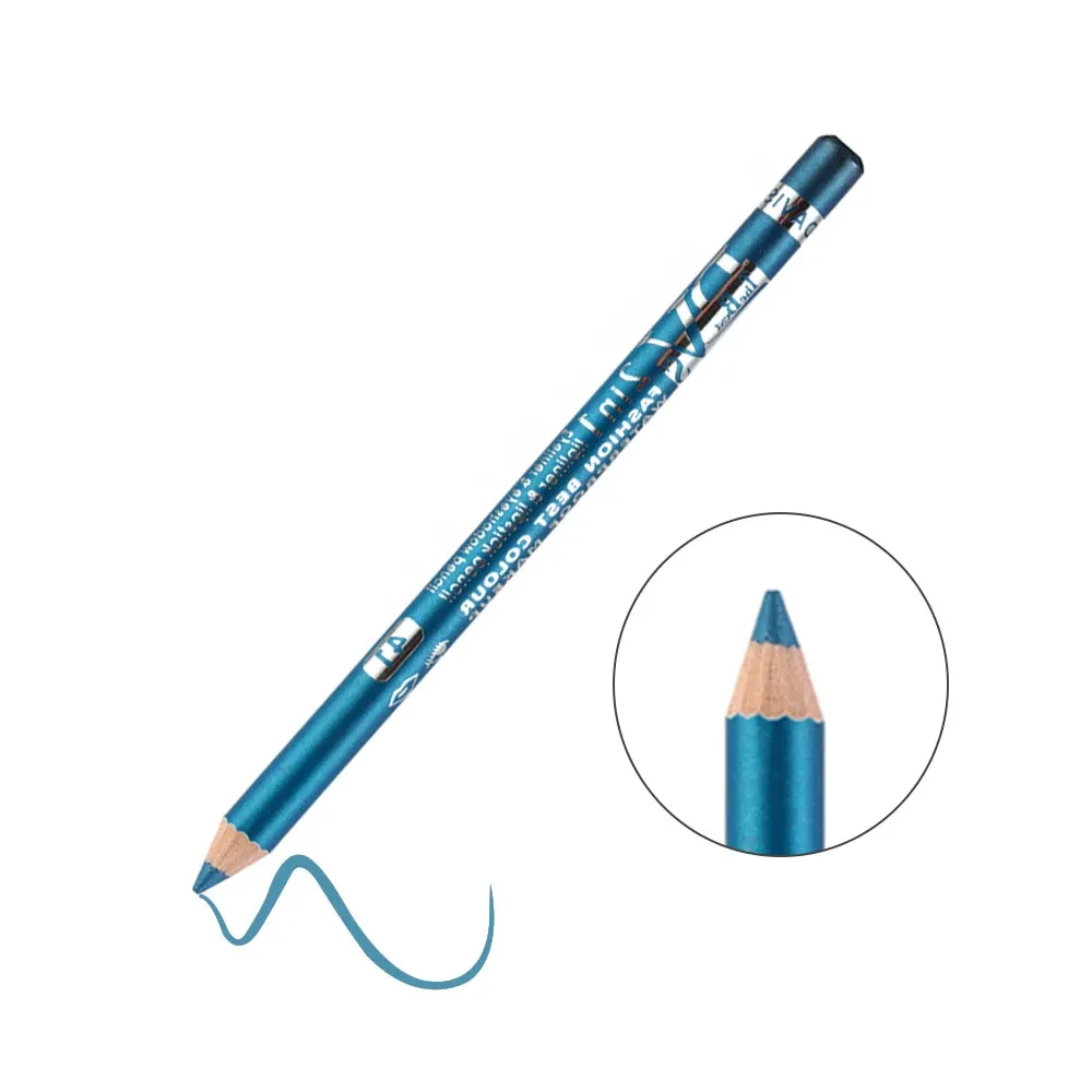Hot Sale! Colorful Eyeliner Pencil Lip Liner Pen, Wood Professional Lady Charming, Long-Lasting, Waterproof Makeup Cosmetic Tool.