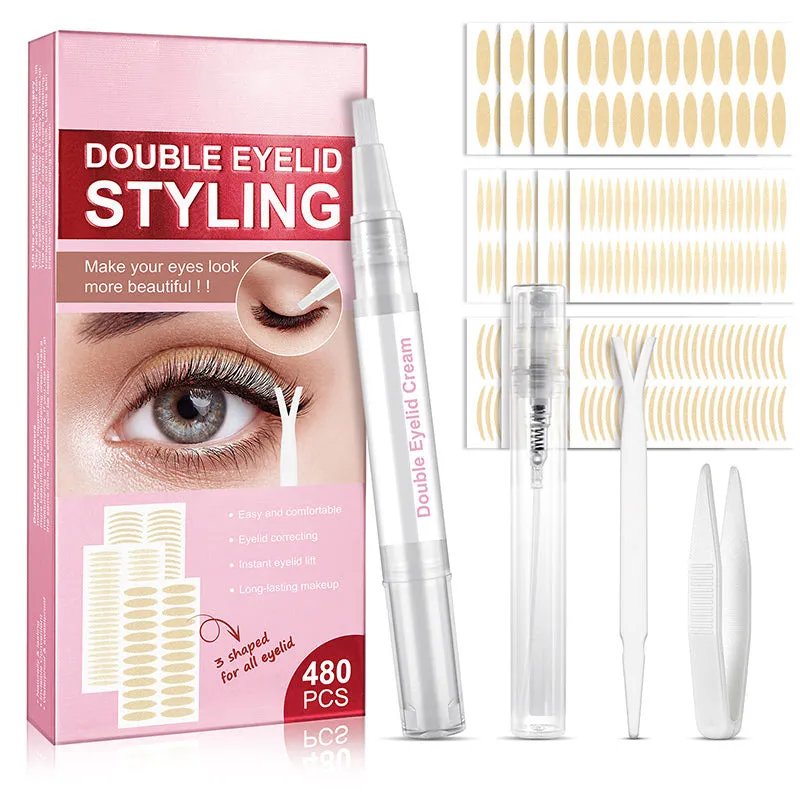 🎉Hot Sale🎉Invisible Waterproof 480PCS Double Eyelid Tape