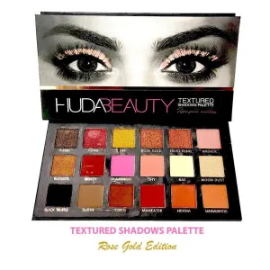 Huda Beauty Eyeshadow Rose Gold Palette - 18 colors