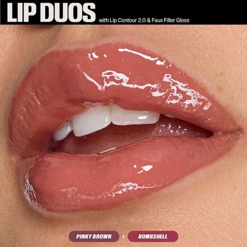 Huda Beauty Juicy Bombshell Lip Gloss   Liner Set