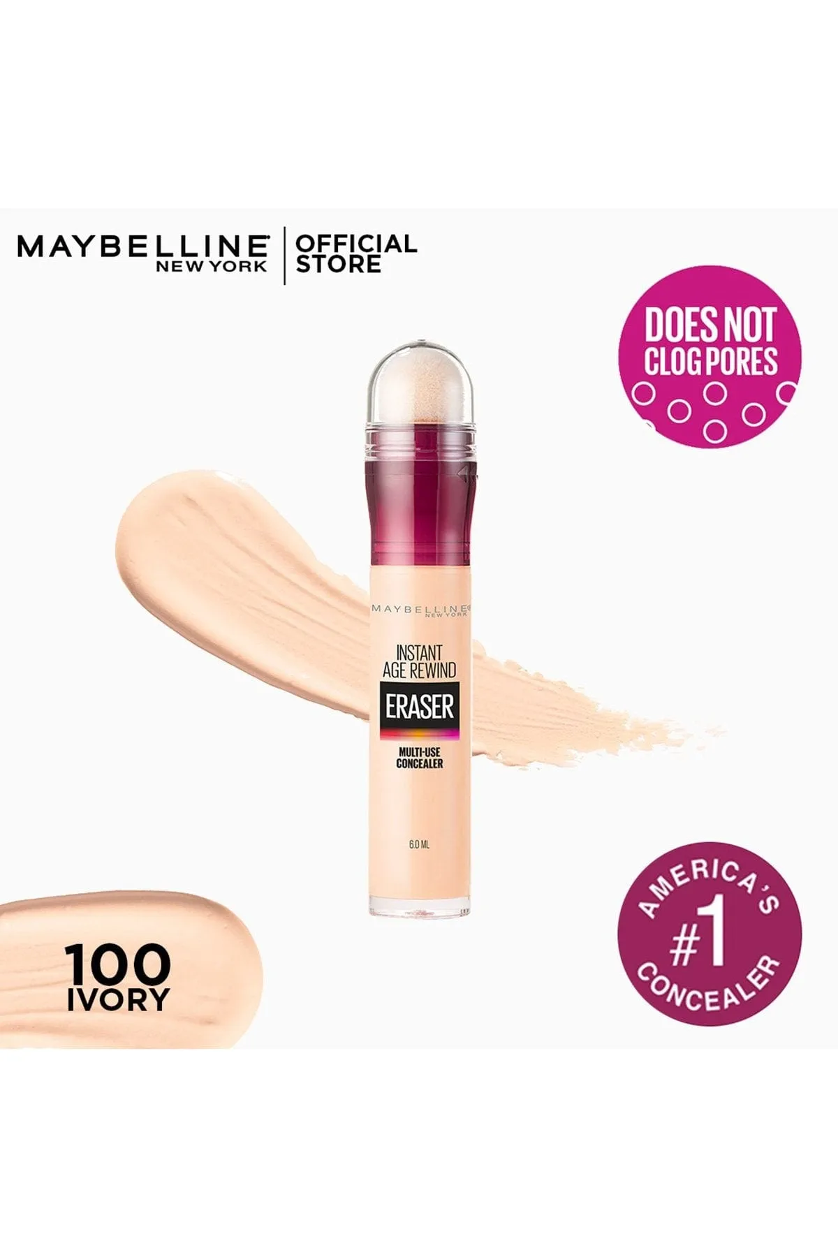 Instant Age Rewind Concealer - 100 Ivory