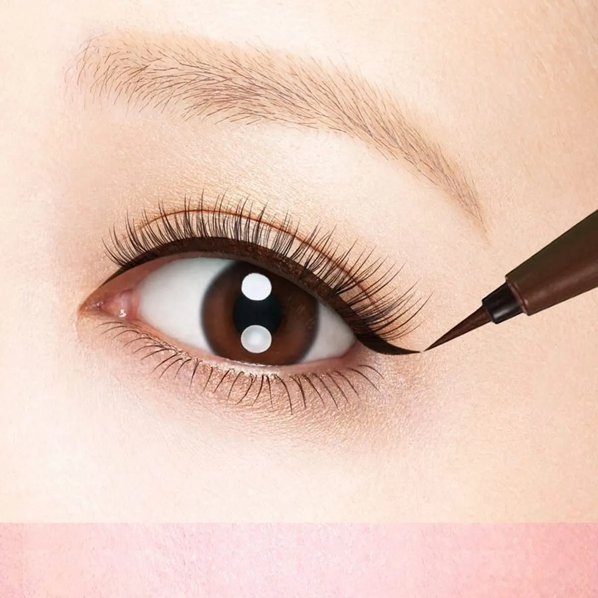 ISEHAN - Kiss Me Heroine Make Smooth Liquid Eyeliner 0.4ml - 02 Dark Brown