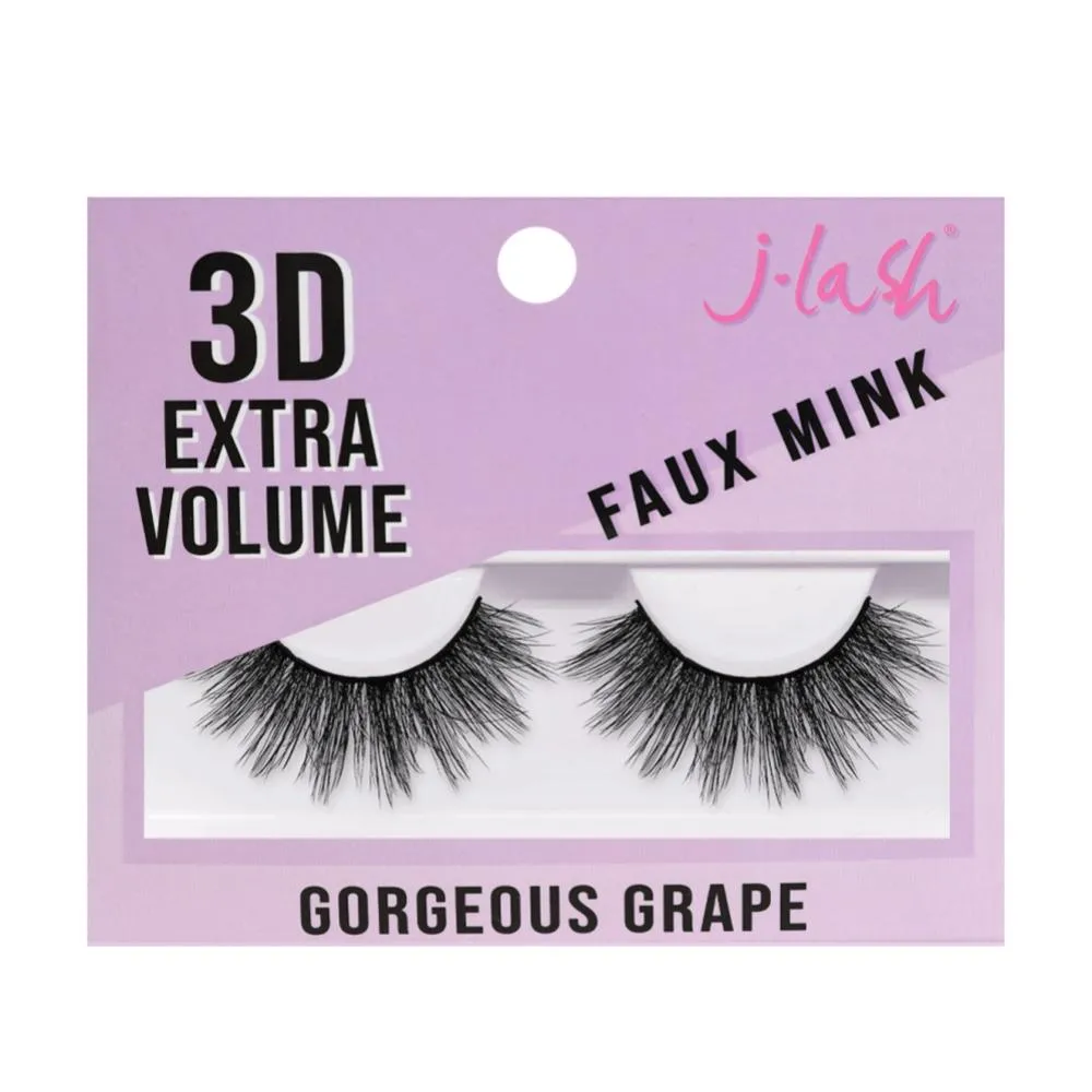 J Lash 3D Extra Volume Faux Mink Eyelashes