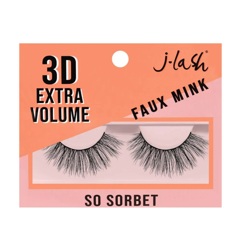 J Lash 3D Extra Volume Faux Mink Eyelashes