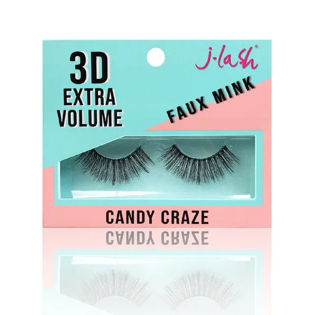 J Lash 3D Extra Volume Faux Mink Eyelashes