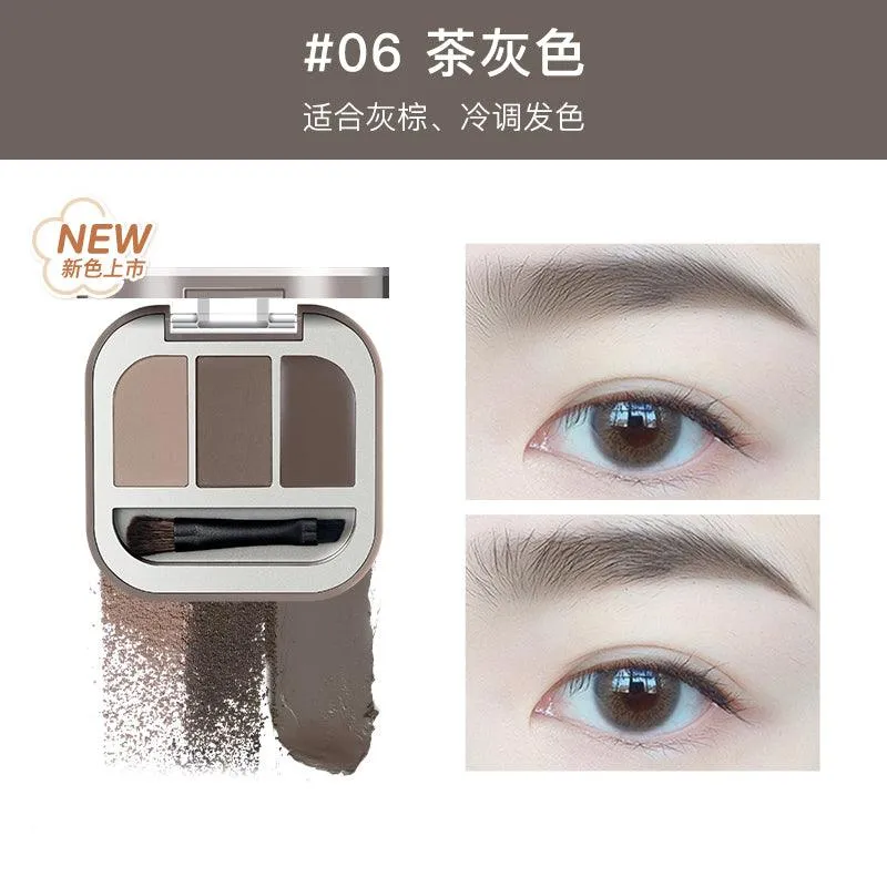 Judydoll Modeling 3-color Eyebrow Powder JD078