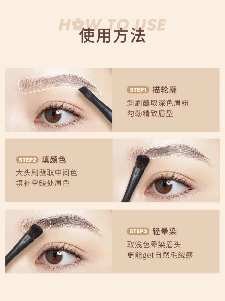 Judydoll Modeling 3-color Eyebrow Powder JD078