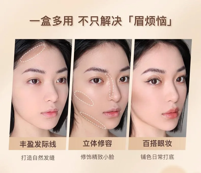 Judydoll Modeling 3-color Eyebrow Powder JD078