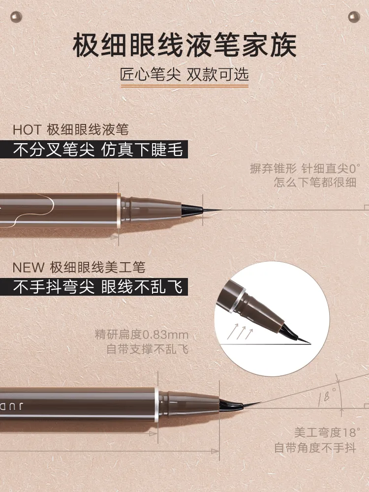 Judydoll Skinny Liquid Eyeliner JD096  #0.014mm #04