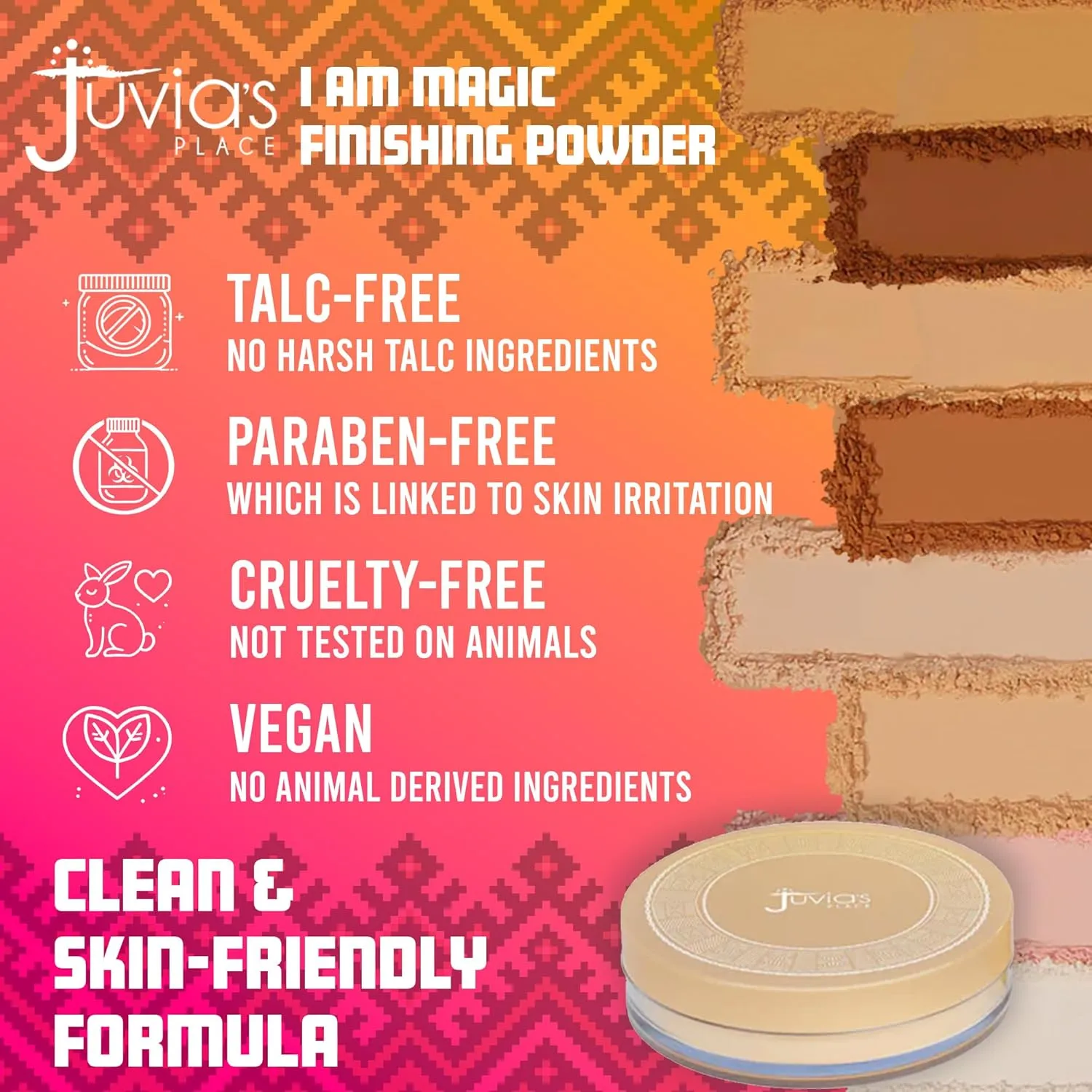 Juvia's Place I Am Magic Silky Finishing Powder - Vanilla Bean  Lightweight Loose Face Powder for Women, Makeup for Under Eye & Face - Talc & Paraben Free - Flawless Matte Finish for Everyday Use
