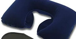 K Kudos Travel Kit,3 in 1 Travel Selection Comfort Neck Pillow, Travel Eye Shade Mask, Ear Plugs,Suitable for Train Bus Fligh Car etc