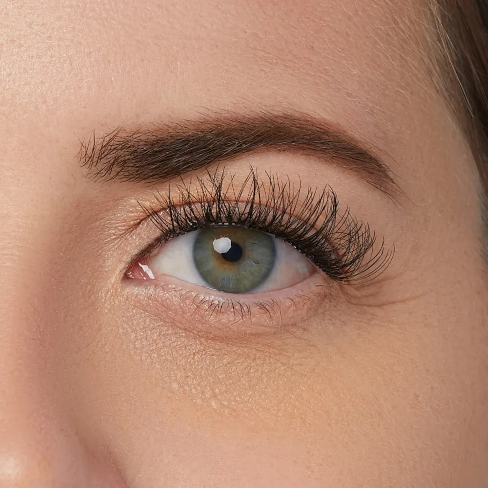 Kiss imPress Press-On Falsies Individual Lashes Black 01 Natural 20 Clusters