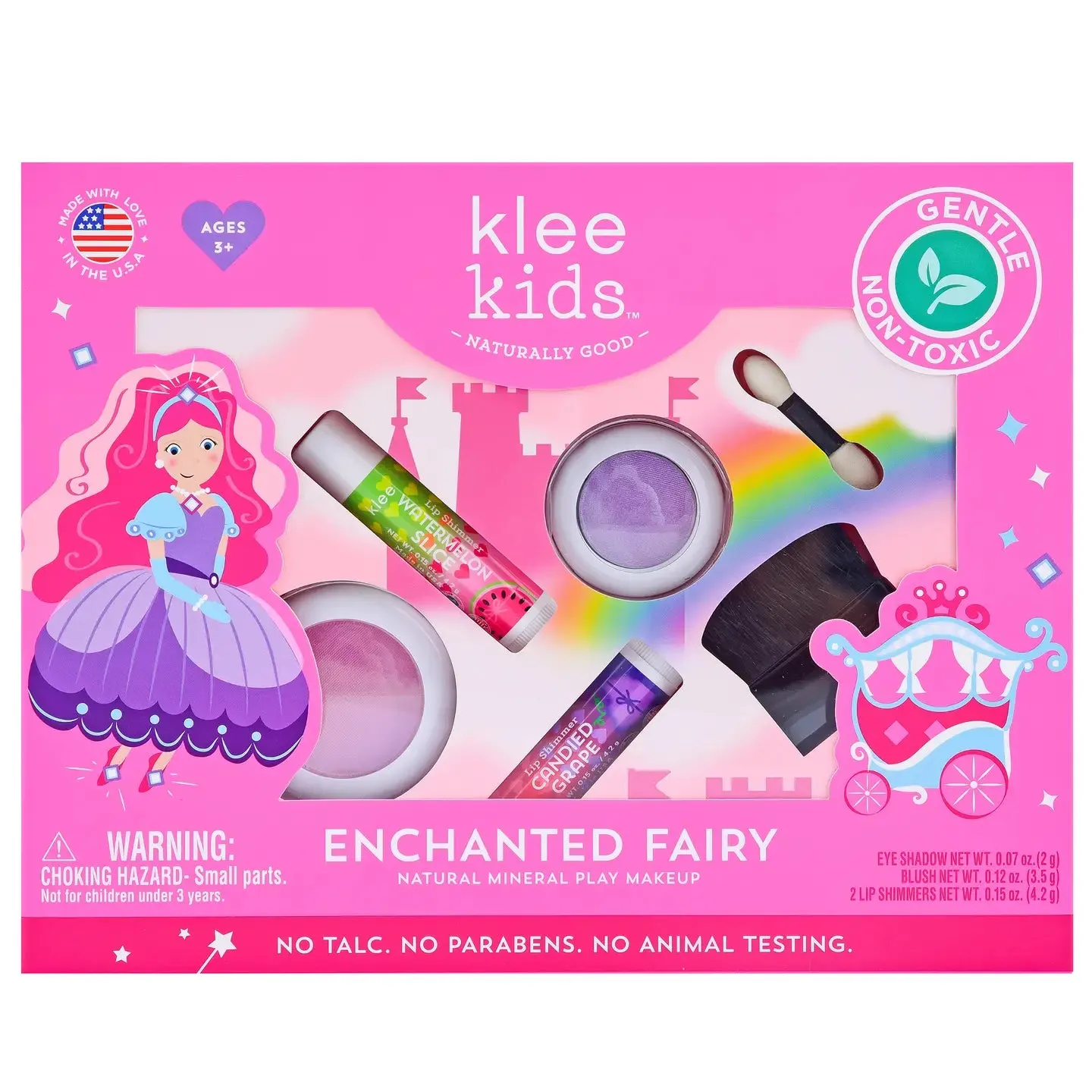 Klee Kids - Enchanted Fairy  - Klee Kids Natural Play Makeup 4-PC Kit