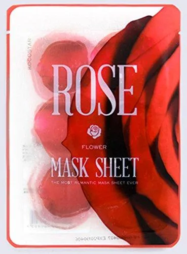 Kocostar Bundle ( Pink Lip Mask, Slice Mask Rose Flower, Luster Hair Capsule Mask - 7 Capsules, Rescue Eye Capsule Mask )