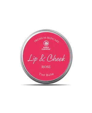 Korus Essential Rose Lip & Cheek Tint Balm - 8 grams