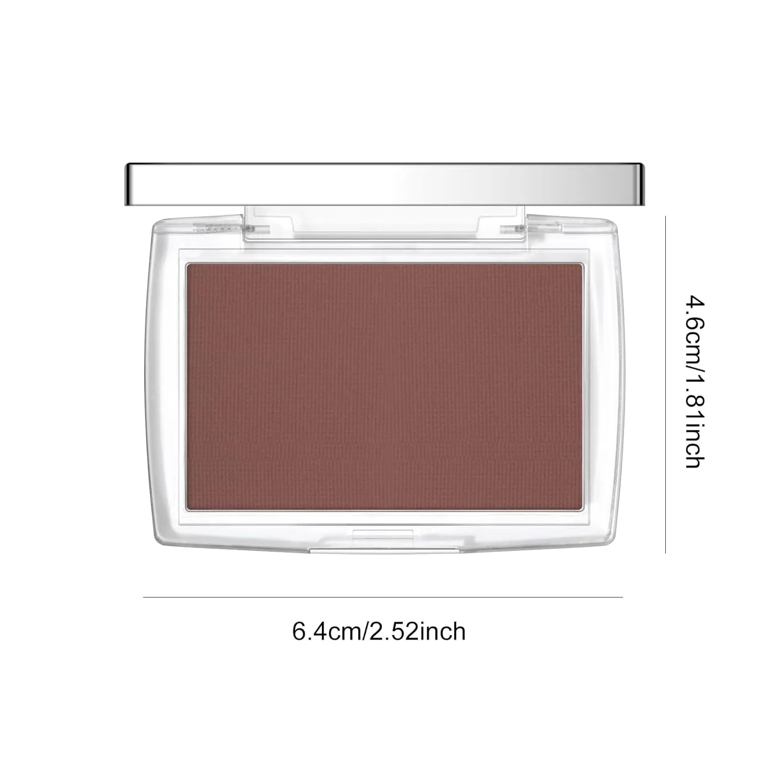 KYDA Powder Blush, Radiant Glow Face Blush, Buildable Matte Cheeks Color, Ultra-fine Lightweight Powder Blusher, Lasting Moisturizing, Mahogany