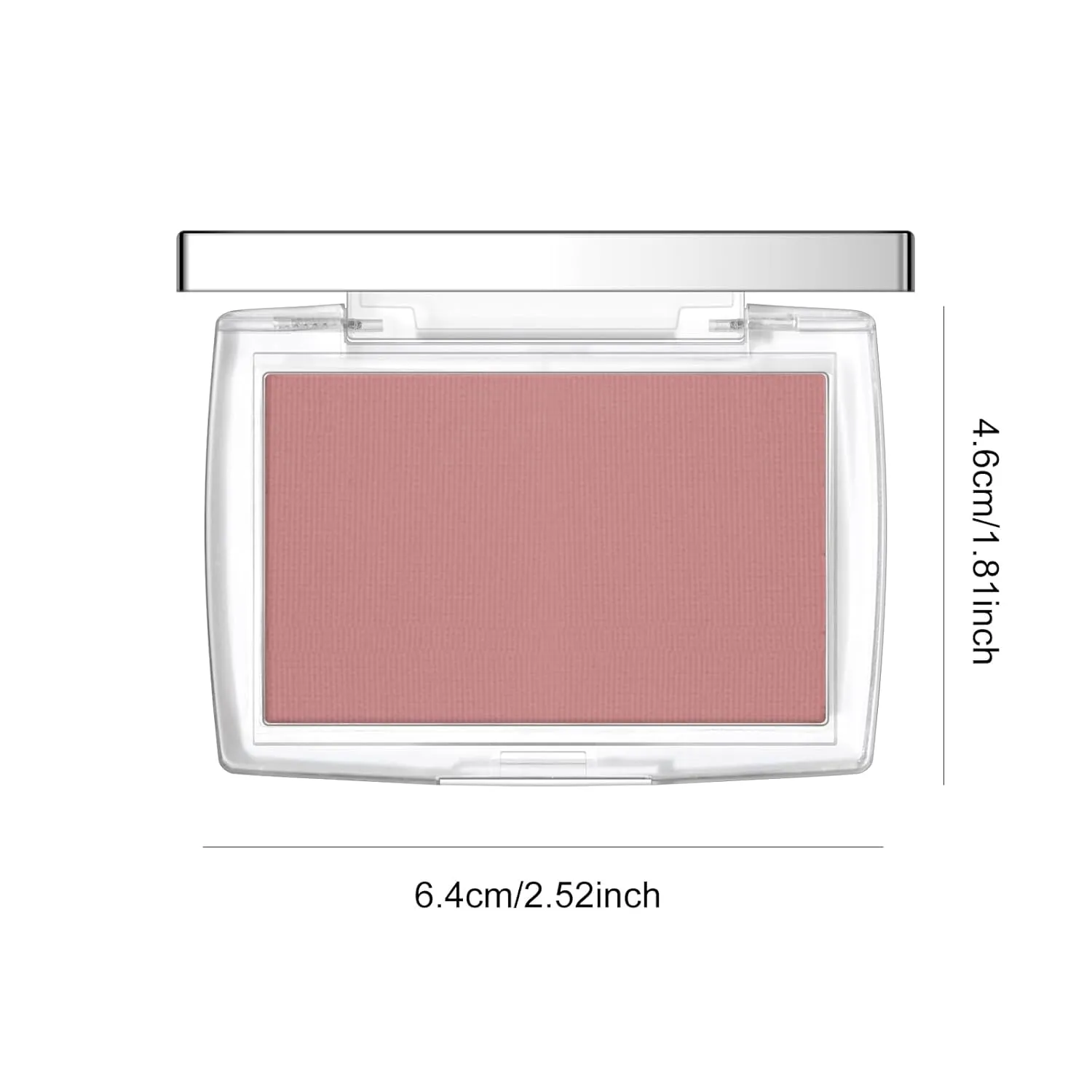 KYDA Powder Blush, Radiant Glow Face Blusher, Blendable Formula, Lasting Moisturizing, Ultra Fine Lightweight Texture, Rosewood