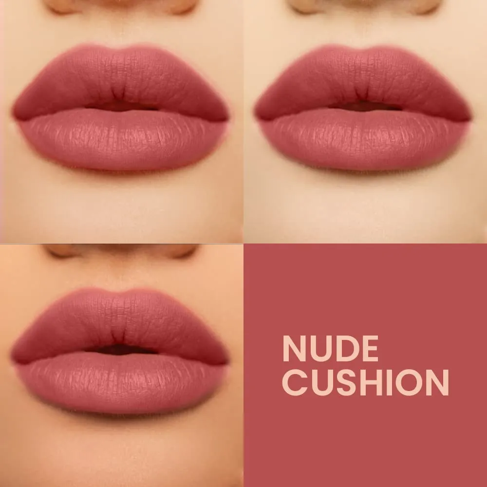 Lakme 9 to 5 Weightless Lip & Cheek Color, Nude Cushion, 9 g