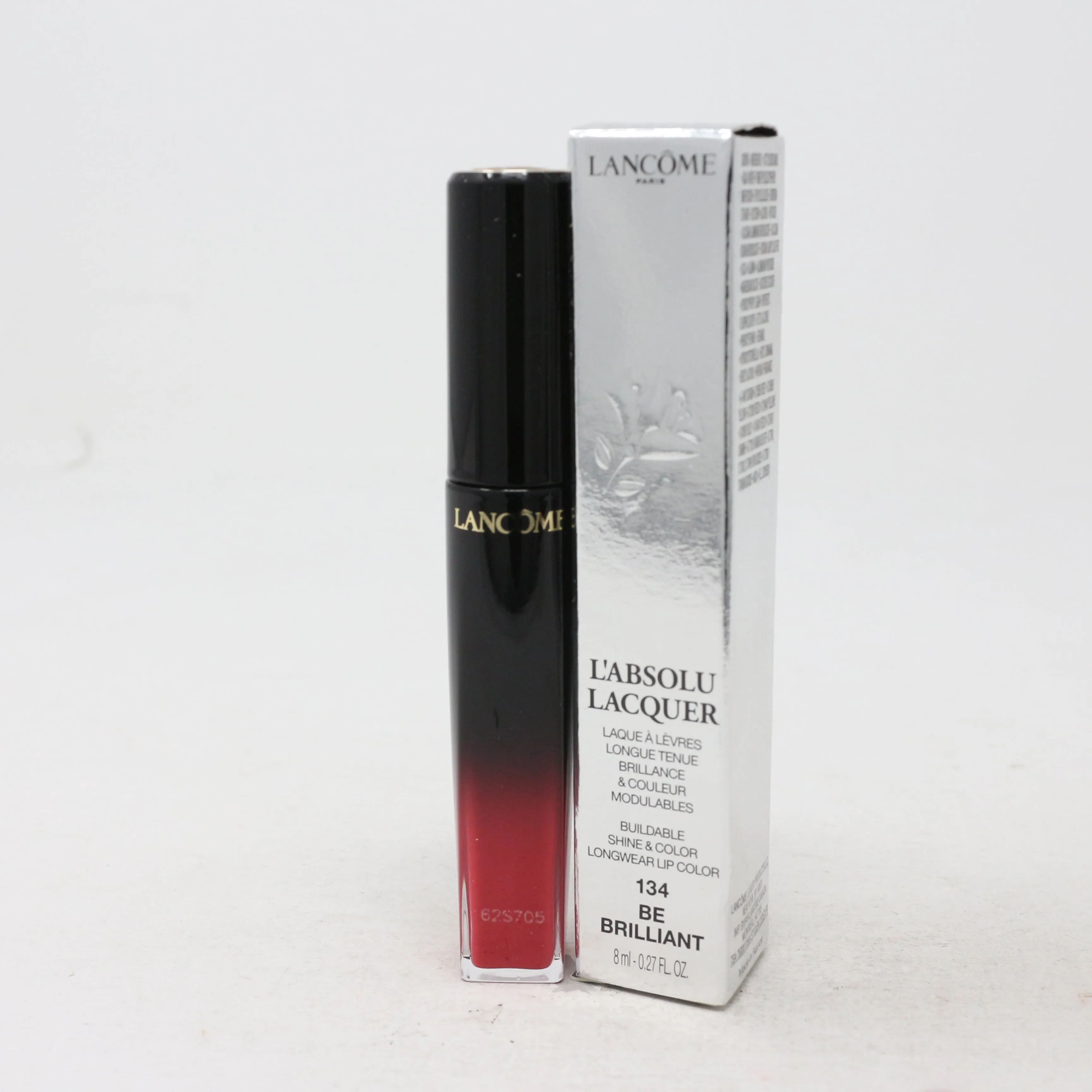 Lancome L'absolu Lacquer Longwear Lip Gloss  0.27oz/8ml New With Box