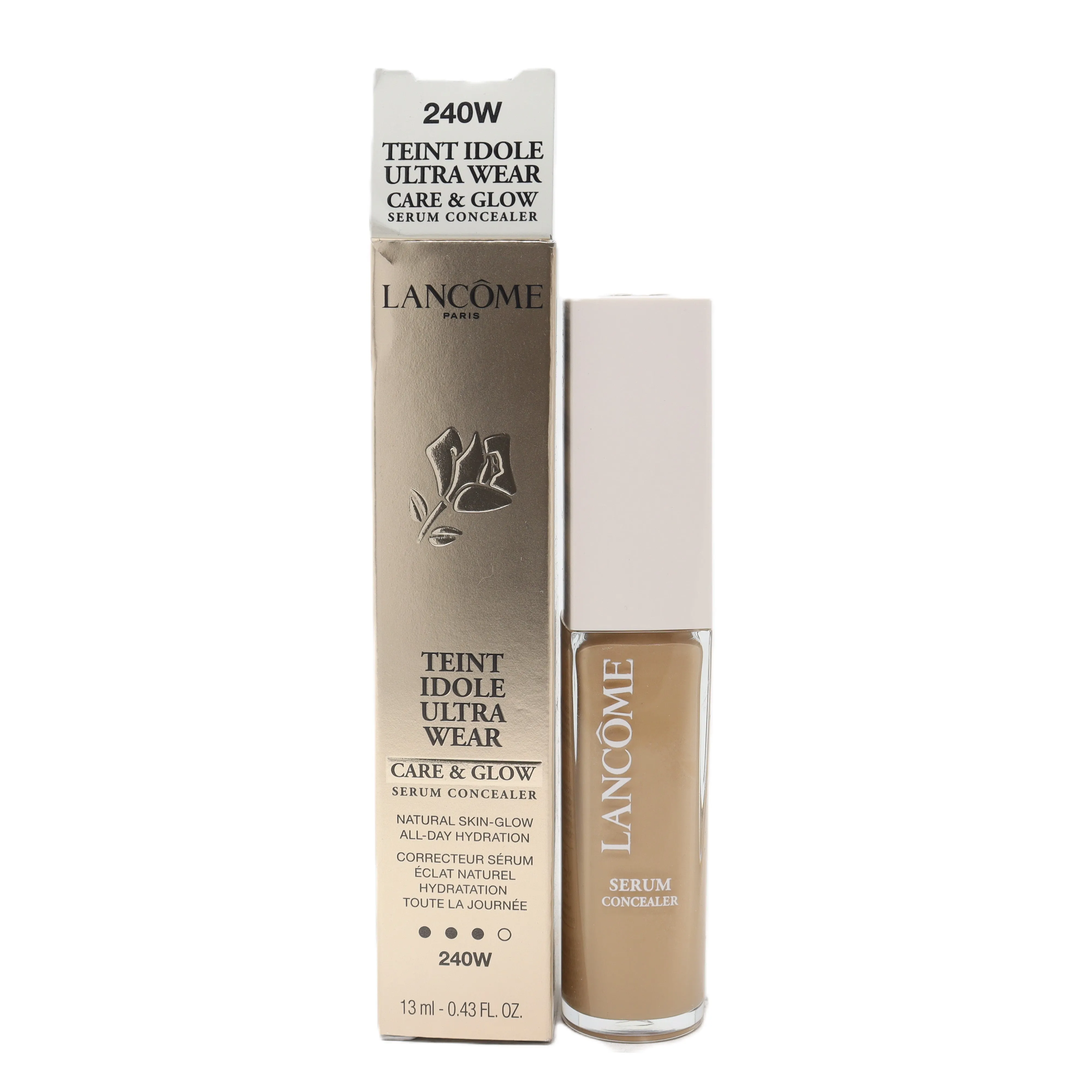 Lancome Teint Idole Ultra Wear Care And Glow Serum Concealer 0.43oz  New