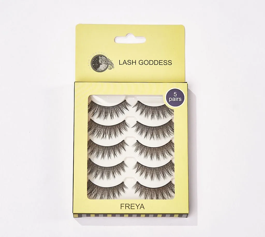 Lash Goddess Volume Strip Eyelashes FREYA 5 Pack