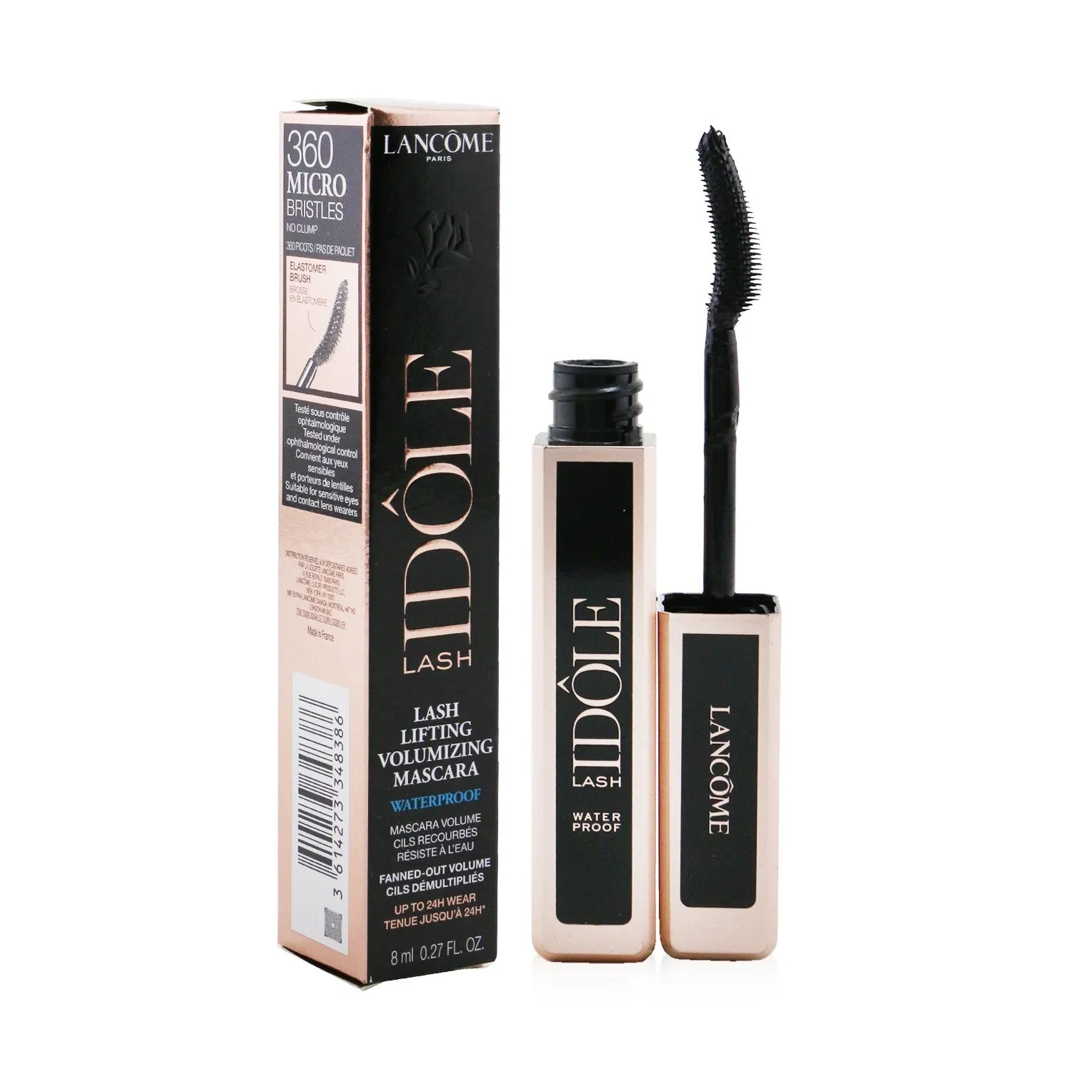 Lash Idole Lash Lifting Volumizing Waterproof Mascara - # 01 Glossy Black