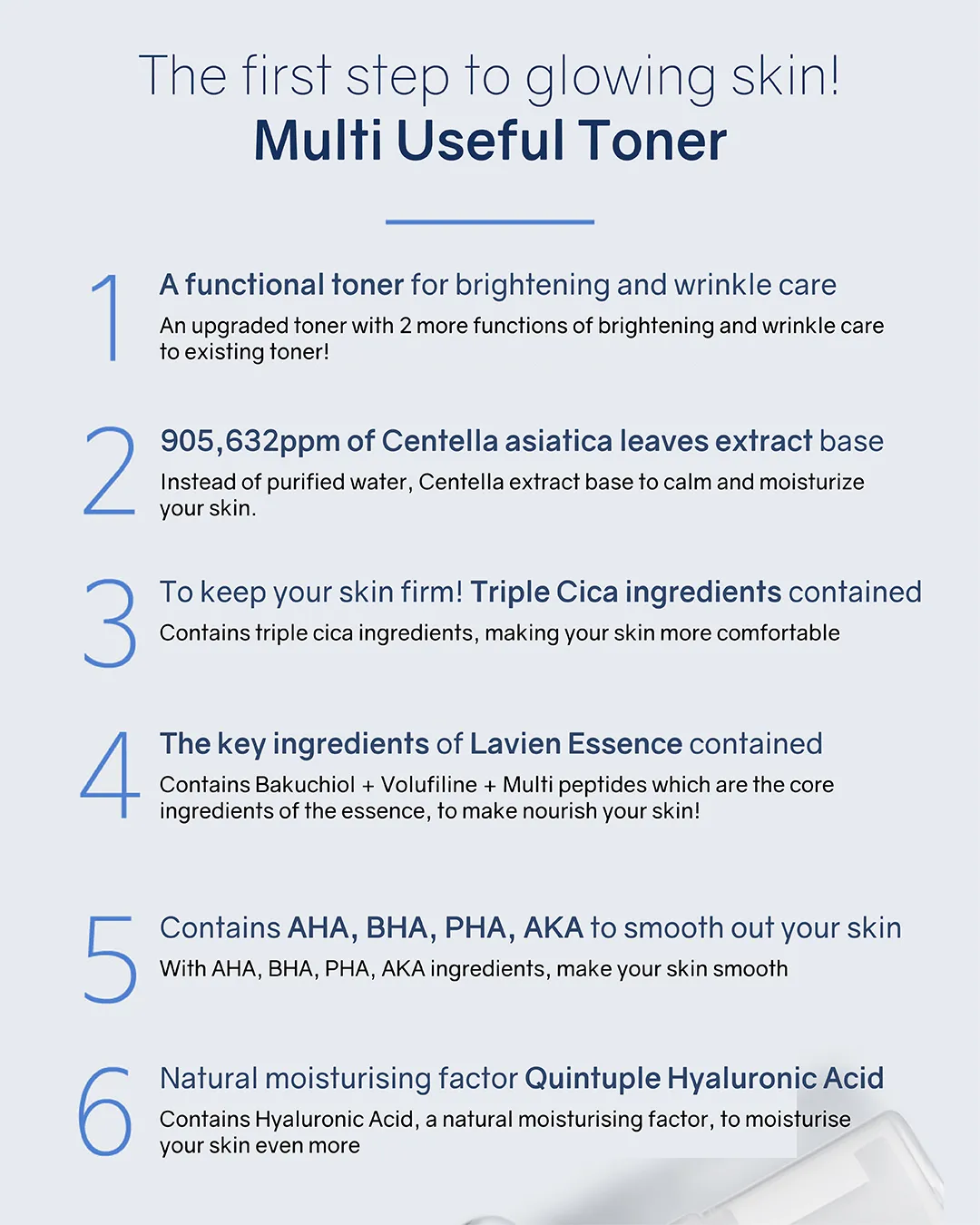 Lavien Centella Creaming Toner