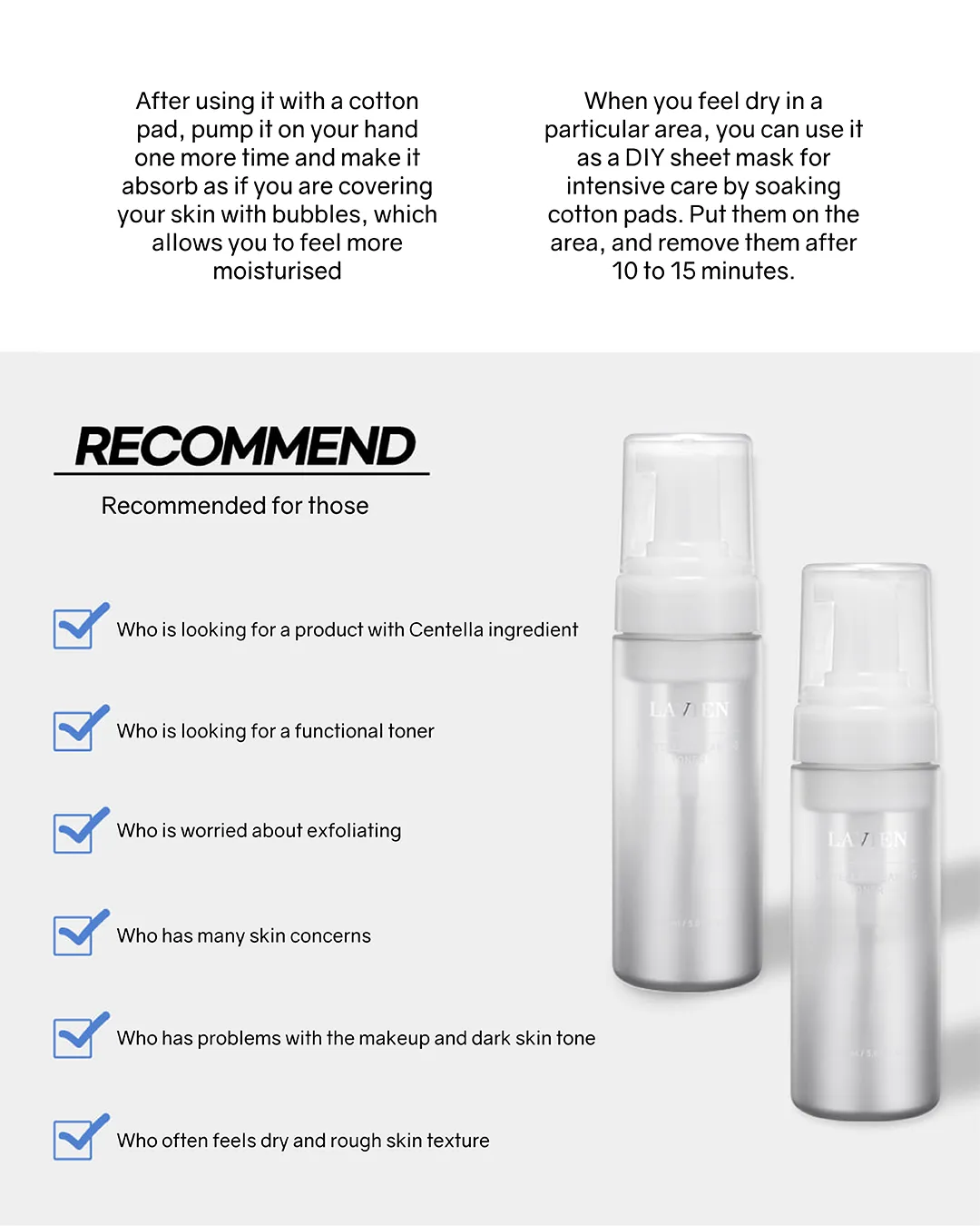 Lavien Centella Creaming Toner