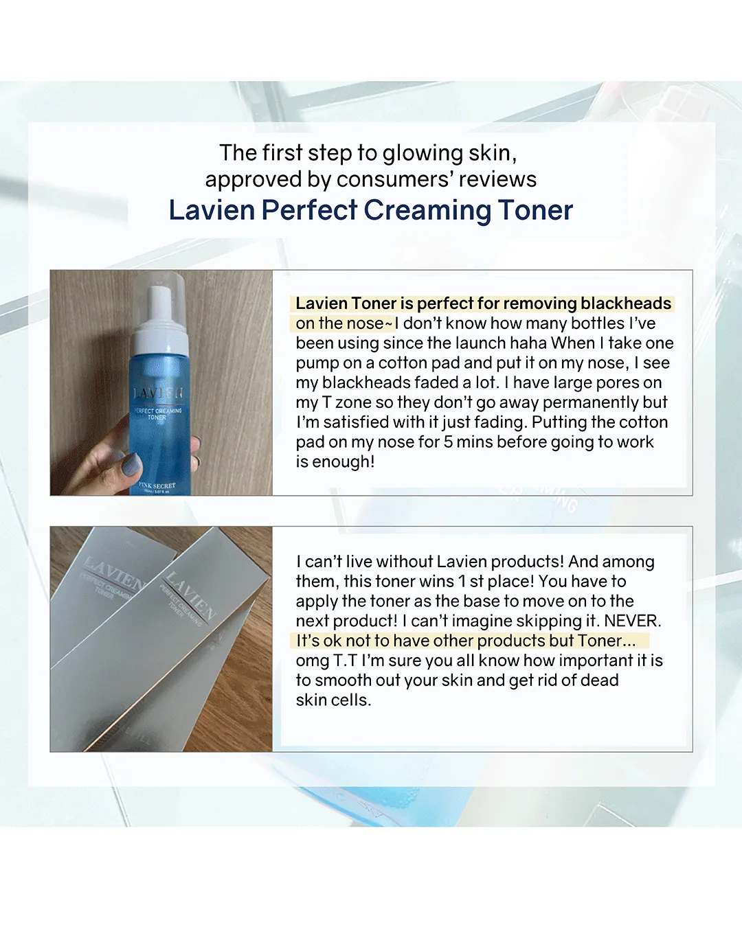 Lavien Centella Creaming Toner