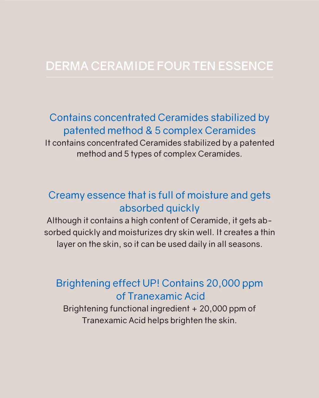 Lavien Derma Ceramide Four Ten Essence