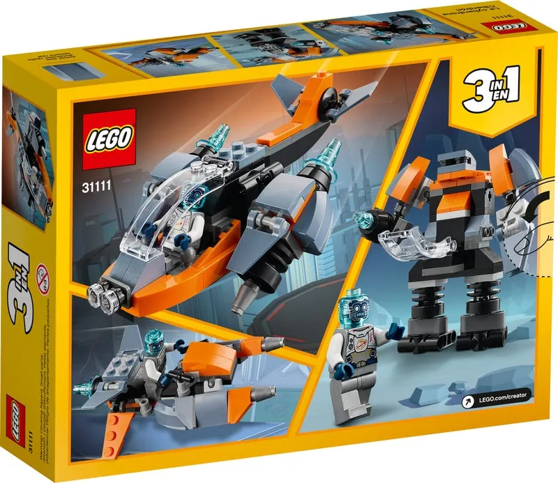LEGO Creator 3-in-1 - Cyber Drone (31111) Building Toy LOW STOCK