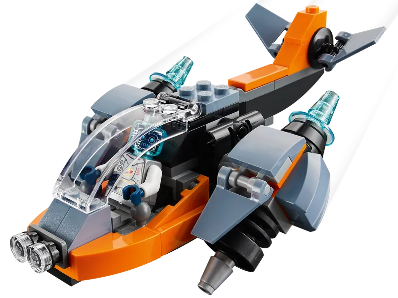 LEGO Creator 3-in-1 - Cyber Drone (31111) Building Toy LOW STOCK