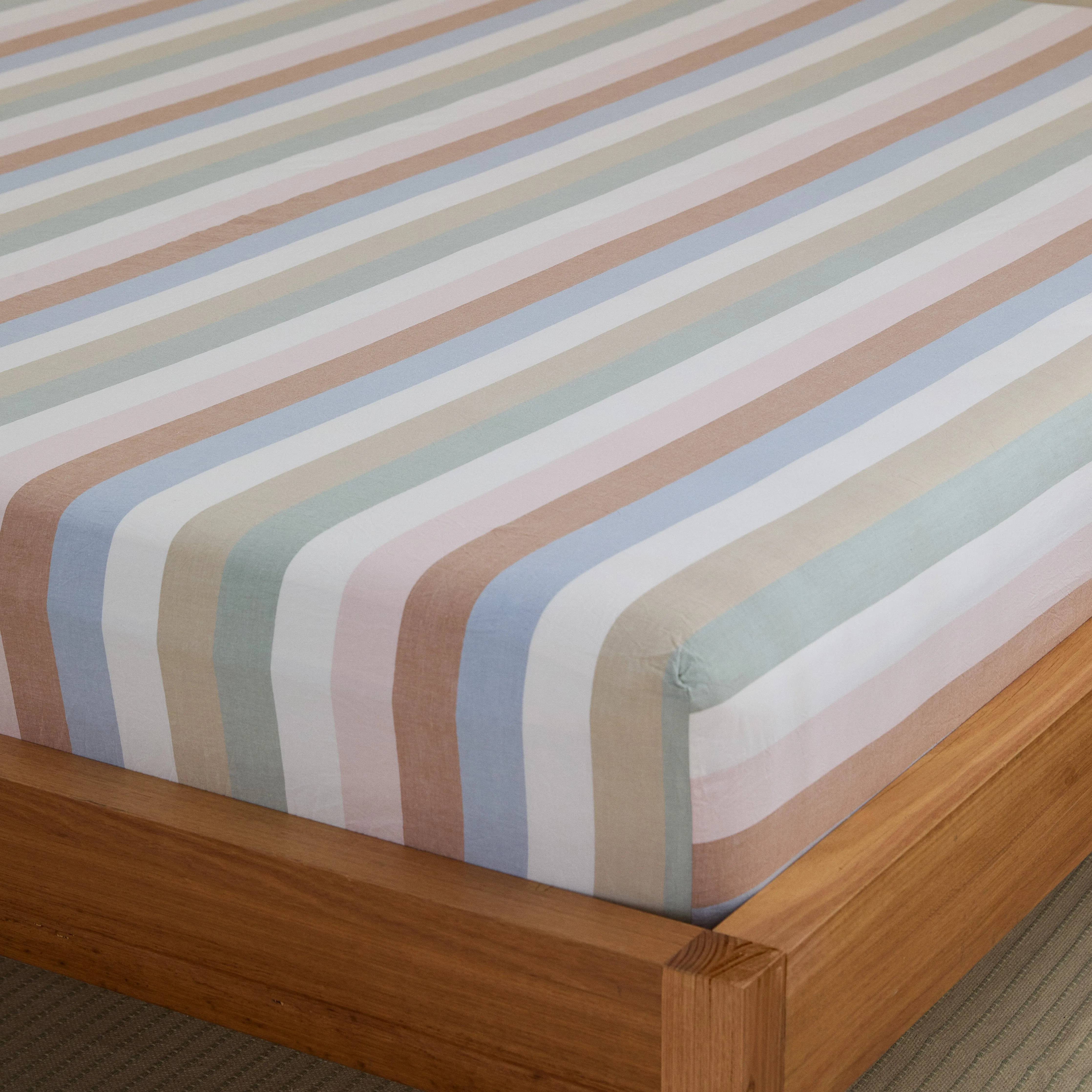 Leo Washed Cotton - Sunny Stripe