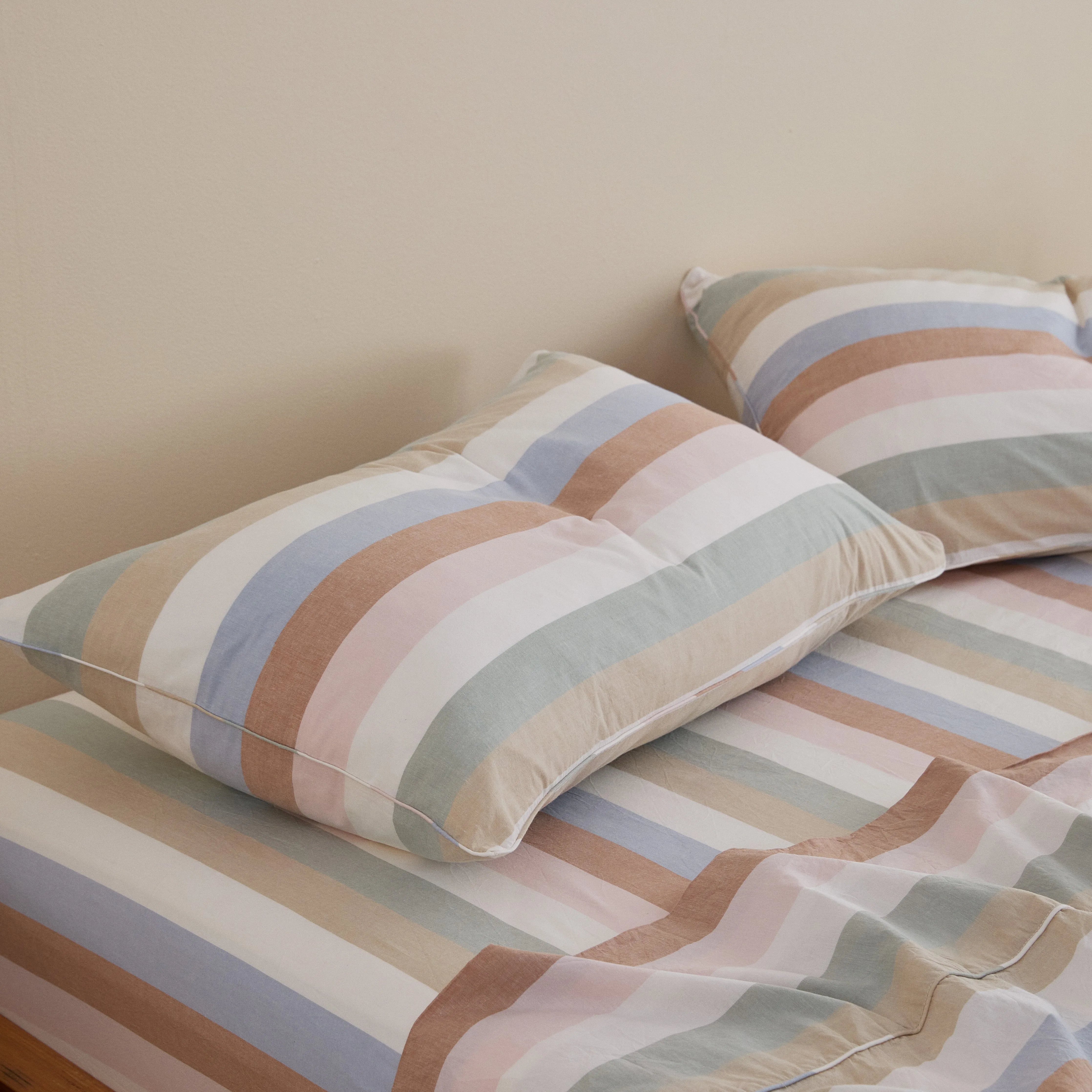 Leo Washed Cotton - Sunny Stripe