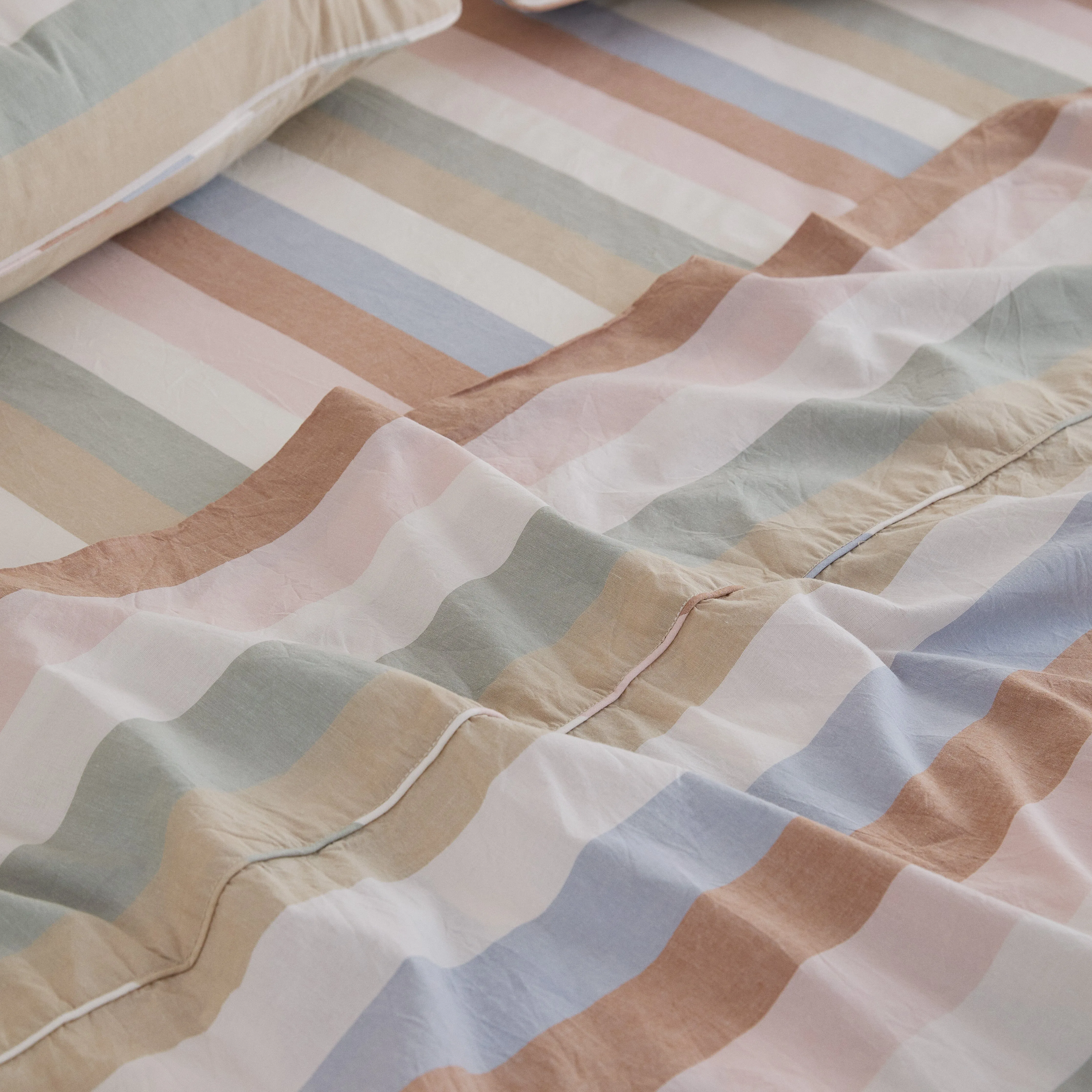 Leo Washed Cotton - Sunny Stripe